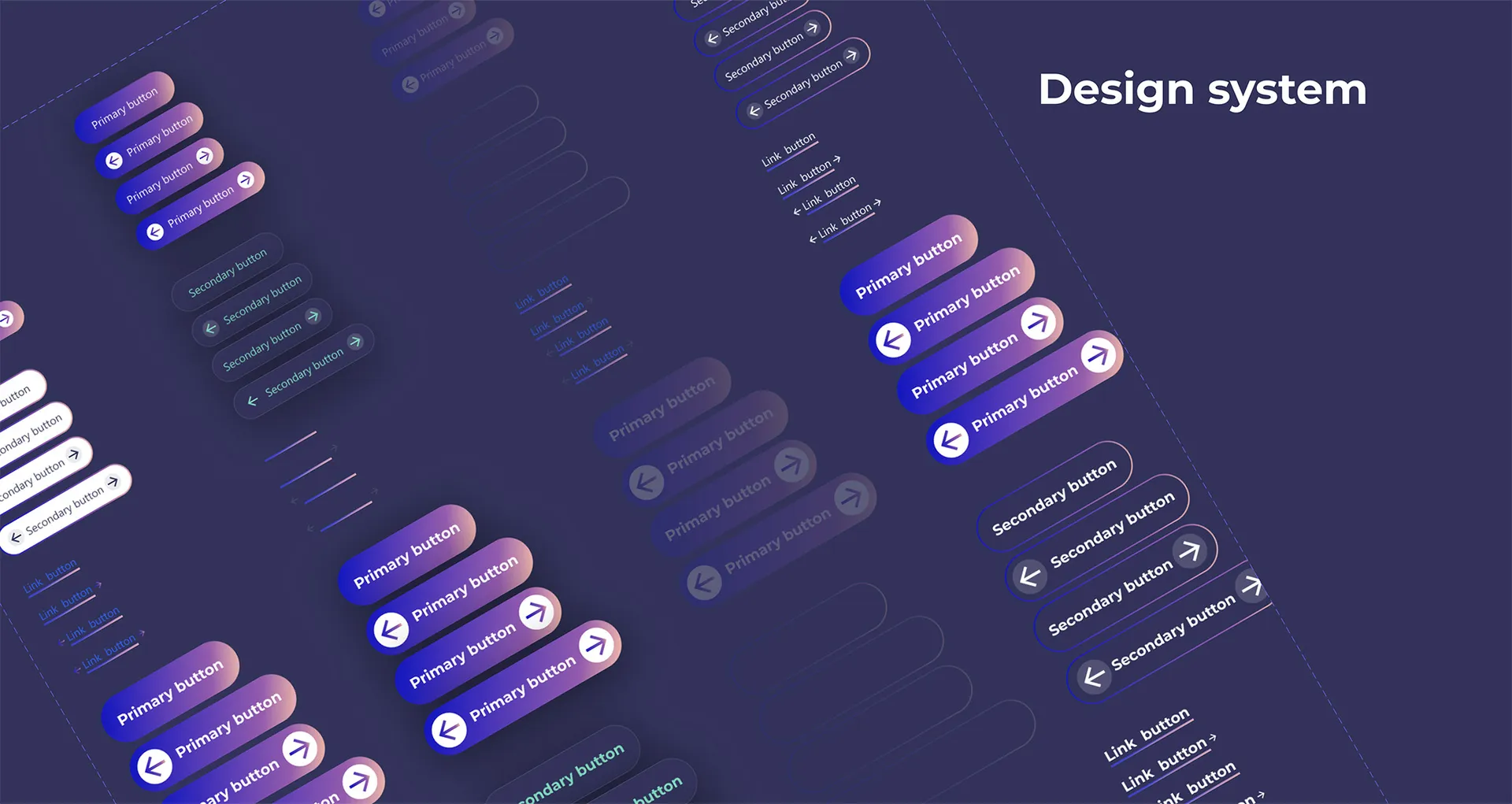 Screenshot of design system