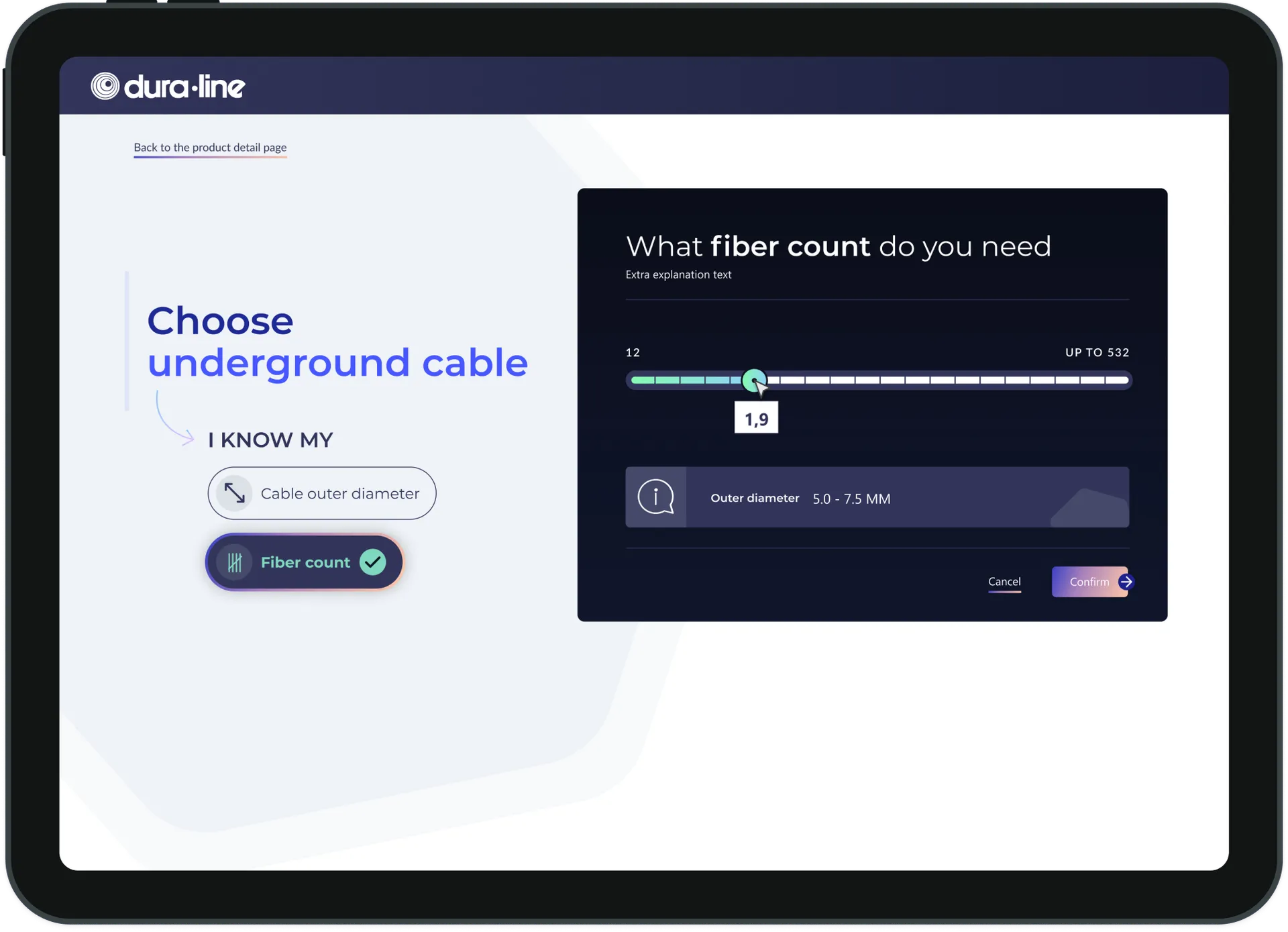 mockup of tool - screen 2