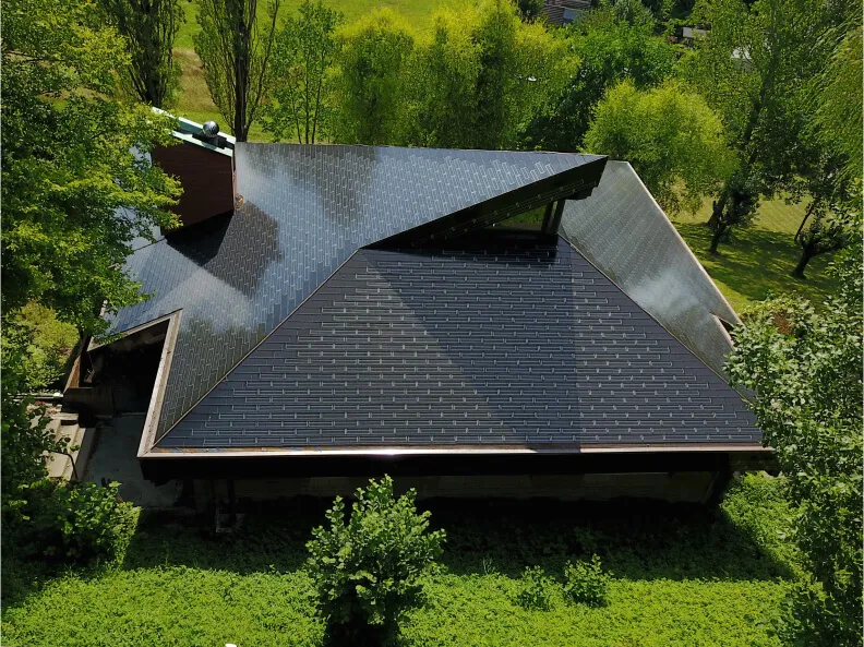 A man installing solar equipments.