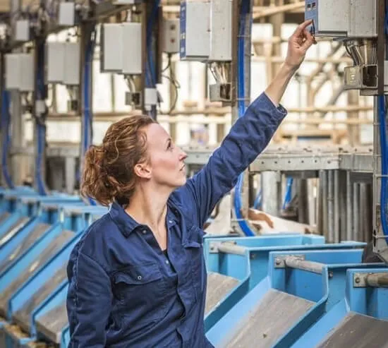 A man installing solar equipments.